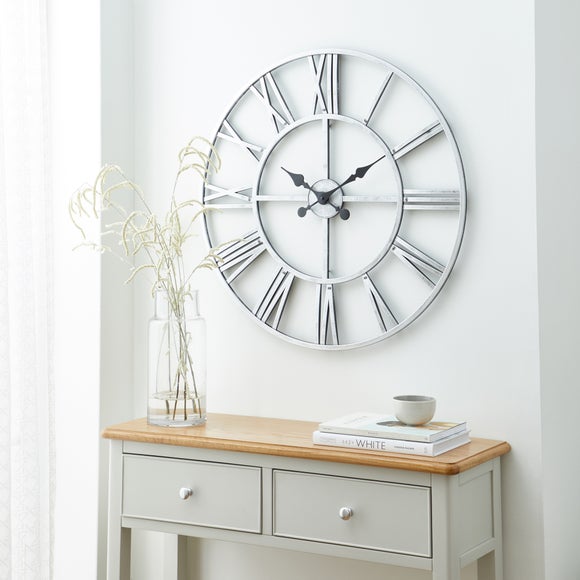 Silver Skeleton Clock from dunelm.com
